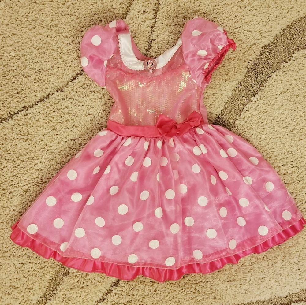 Disney Minnie Mouse girls costume dress 5/6